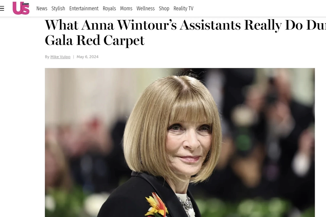 Anna Wintour and her assistants grace the event